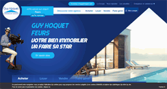 Desktop Screenshot of guyhoquet-immobilier-feurs.com