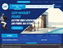 Tablet Screenshot of guyhoquet-immobilier-feurs.com